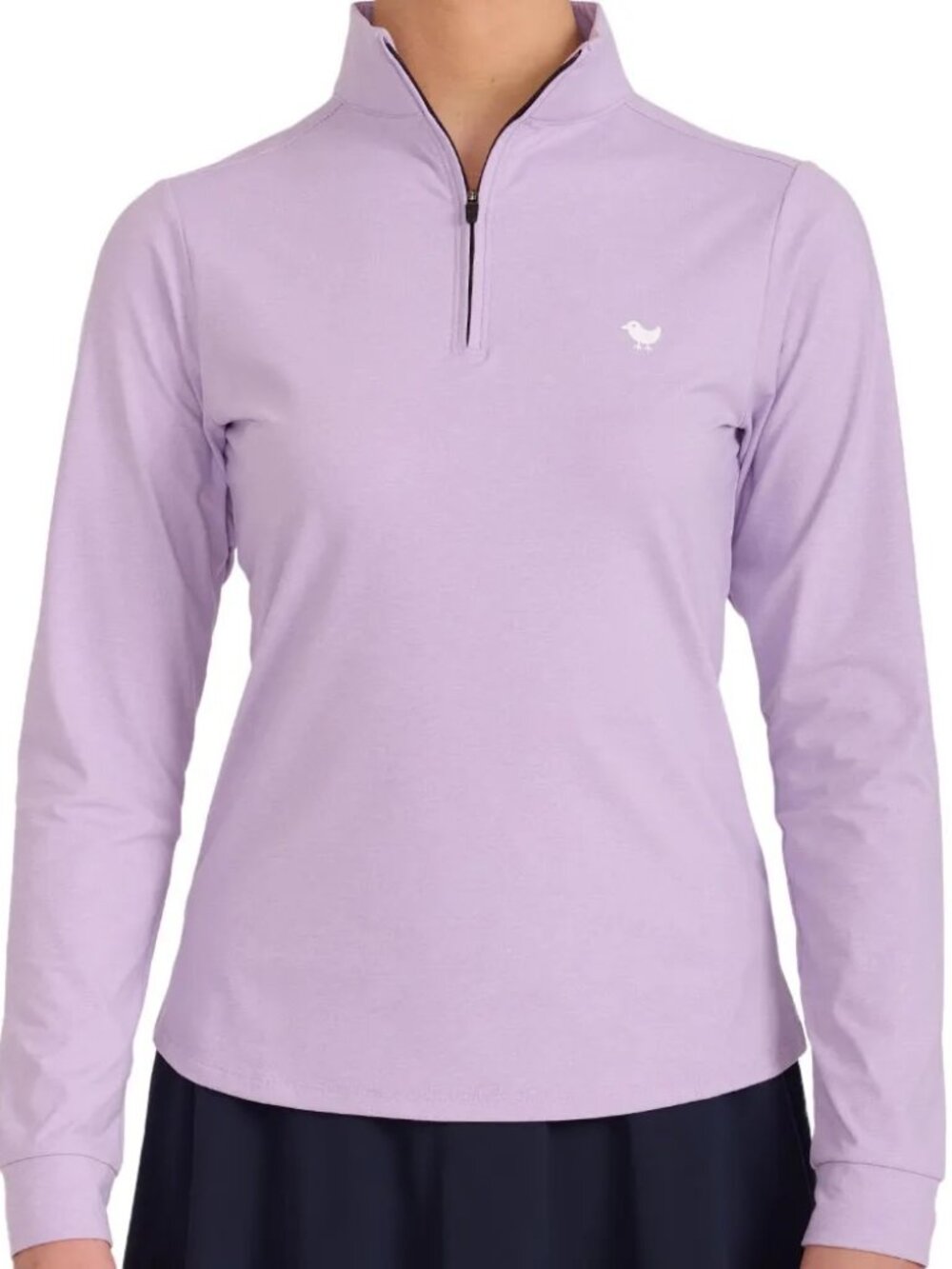 ❤️ Bad Birdie Purple Rose Quarter Zip Pullover